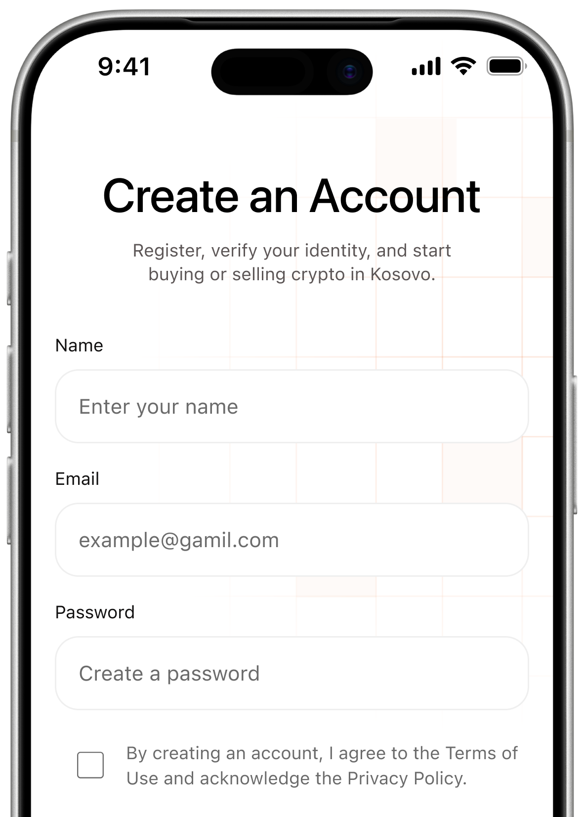 Create an account